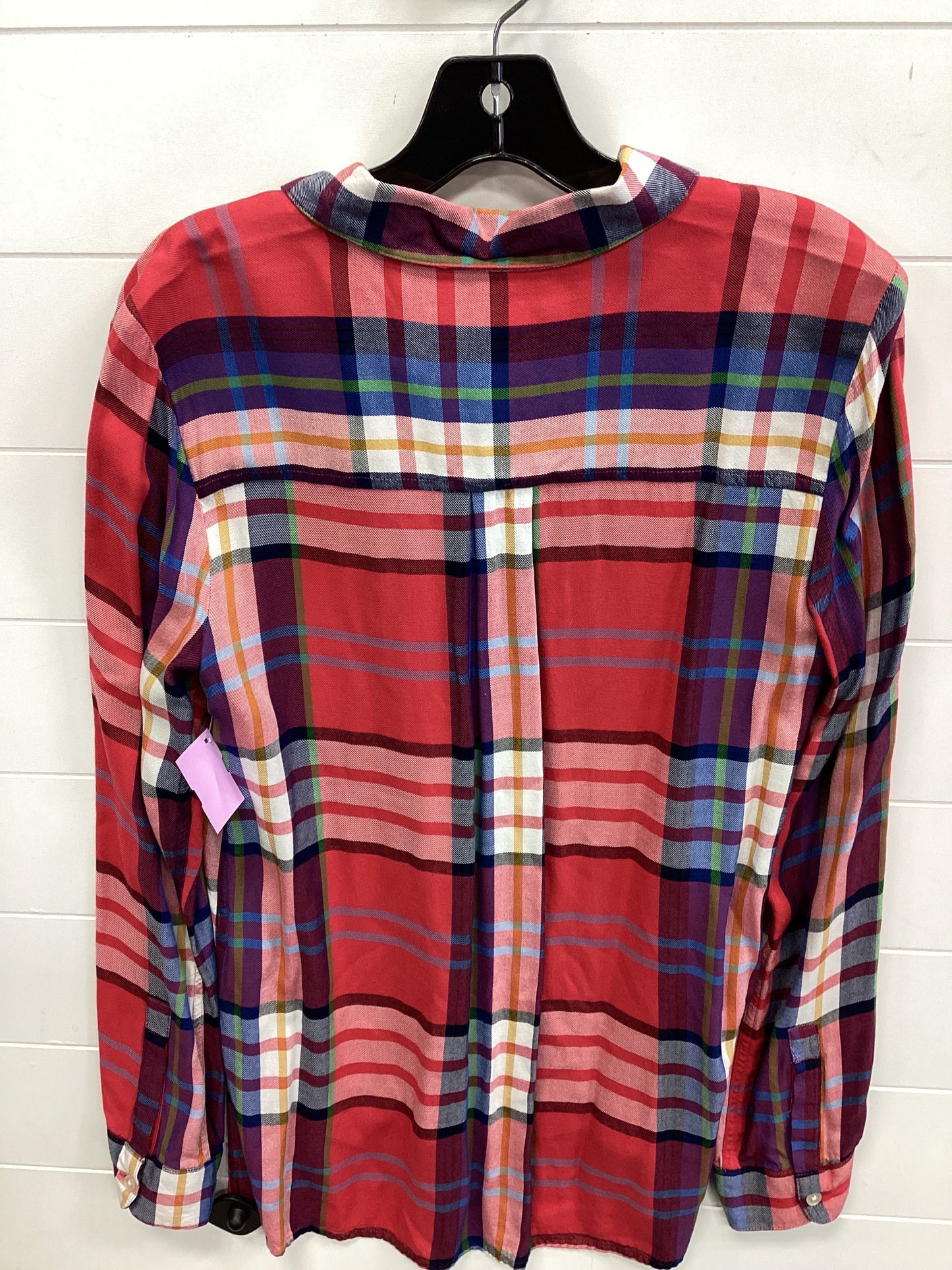 Blouse Ls By So In Red, Size:L