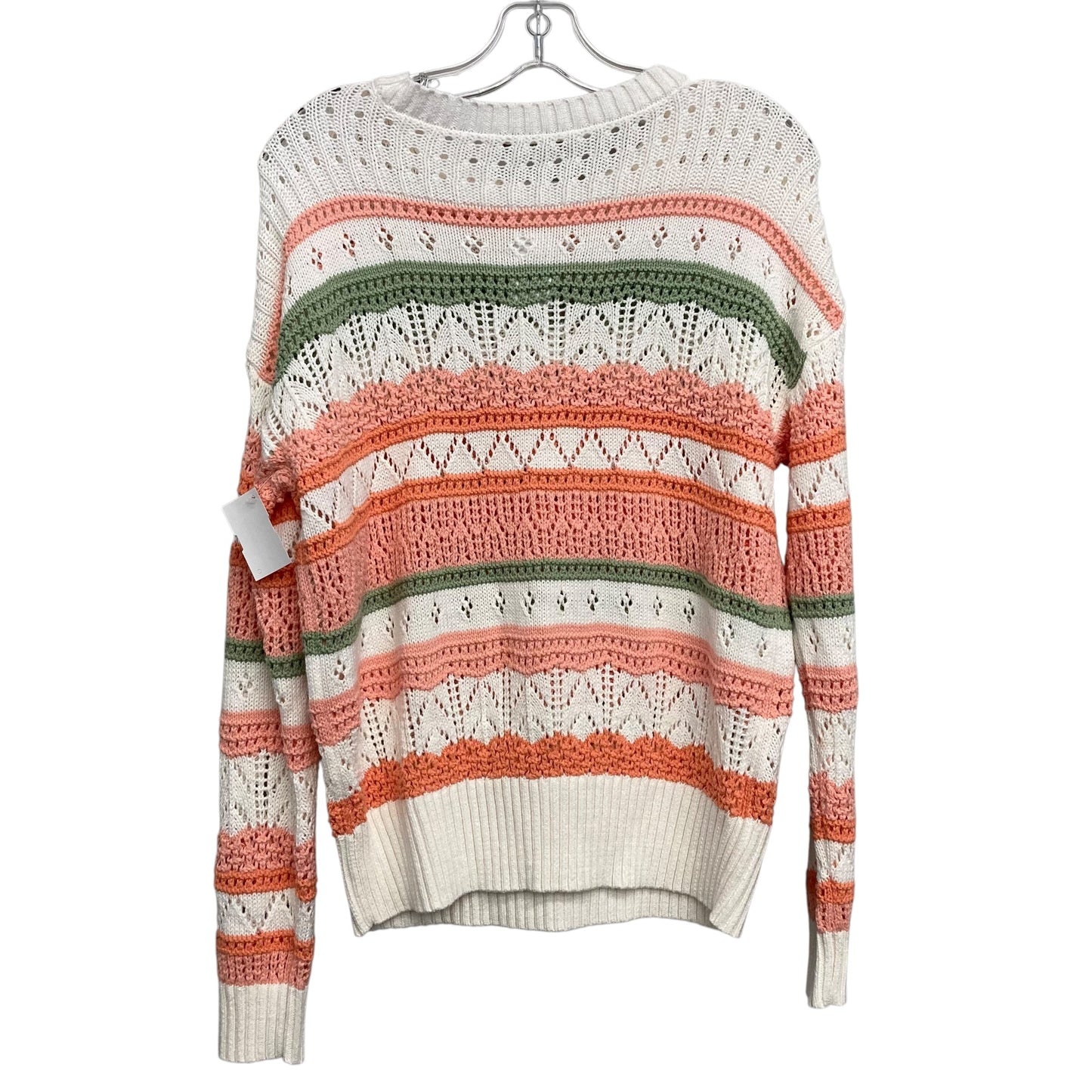 Sweater By Loft In Striped Pattern, Size:M