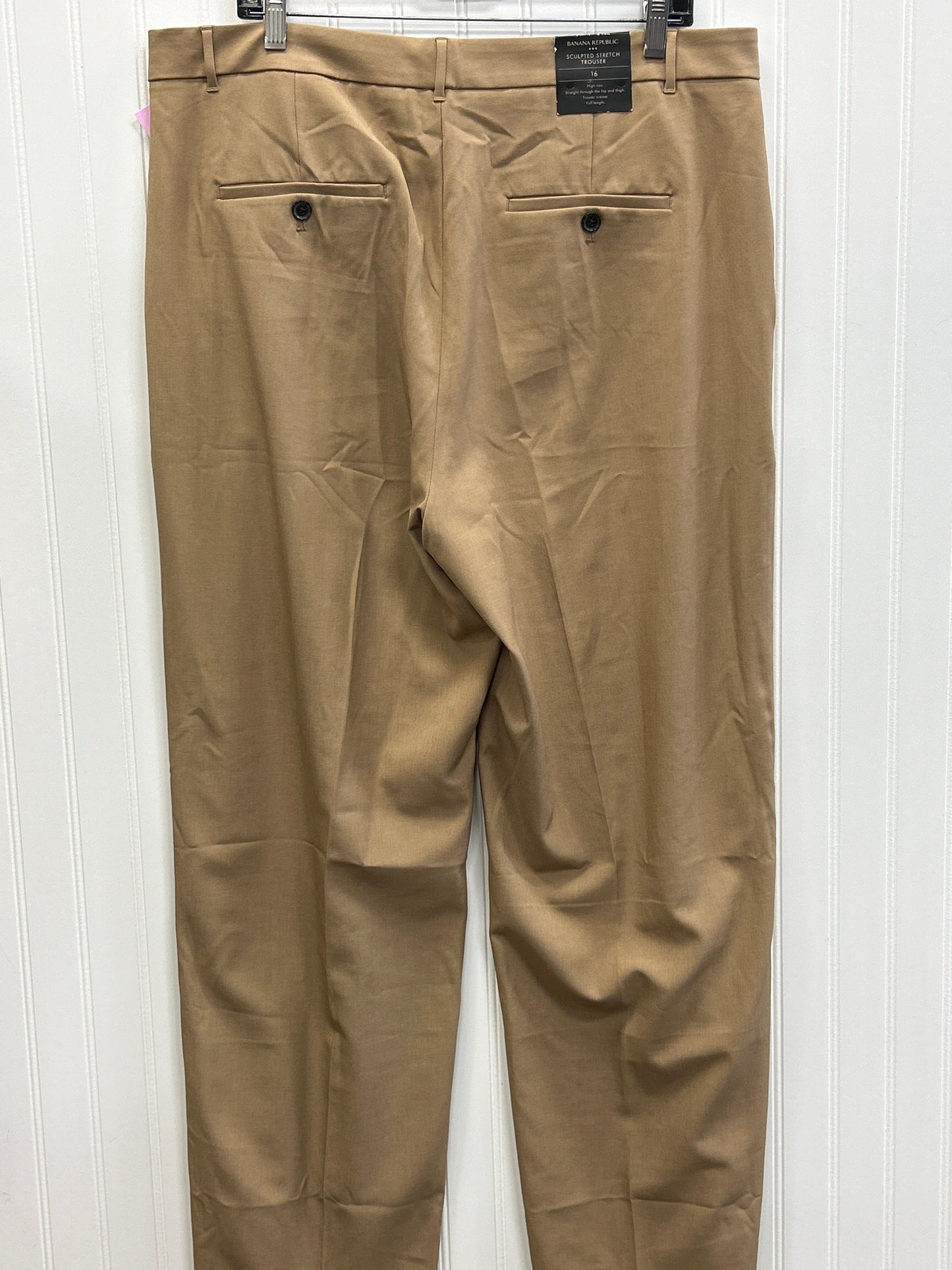 Pants Dress By Banana Republic In Tan, Size:16