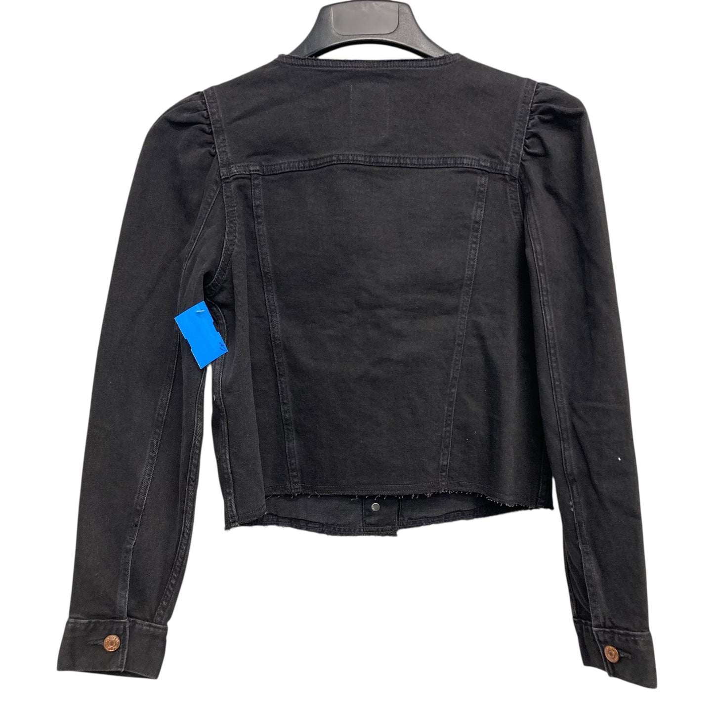 Jacket Denim By Gap In Black Denim, Size:S