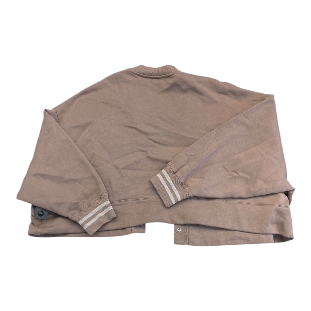 Athletic Jacket By Nike In Brown, Size:Xl