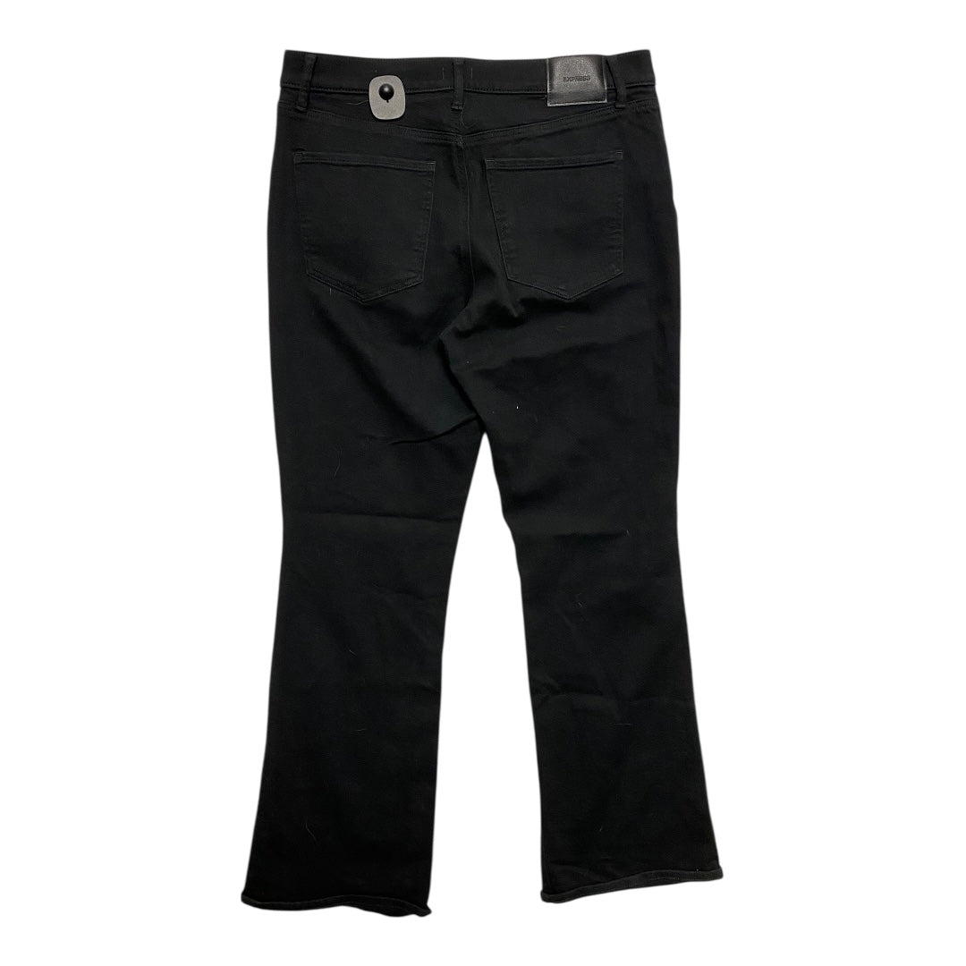 Jeans Boot Cut By Express In Black Denim, Size:12
