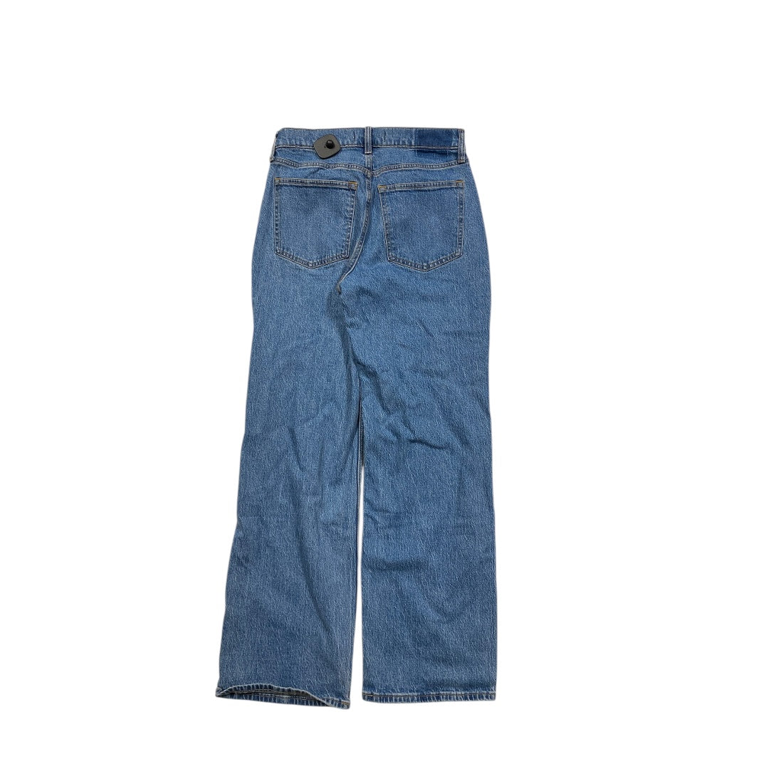 Jeans Straight By Abercrombie And Fitch In Blue Denim, Size:6