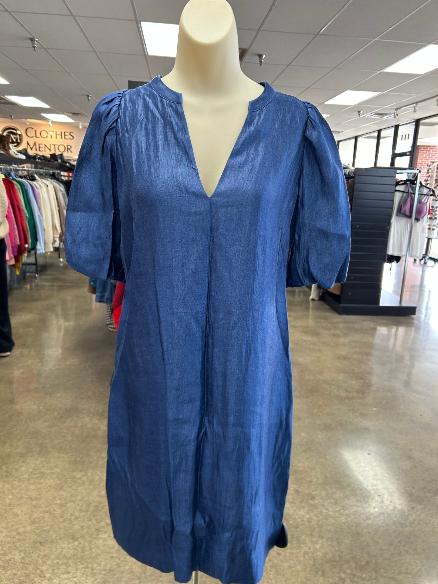 Dress Party Short By Ann Taylor In Blue, Size:6P