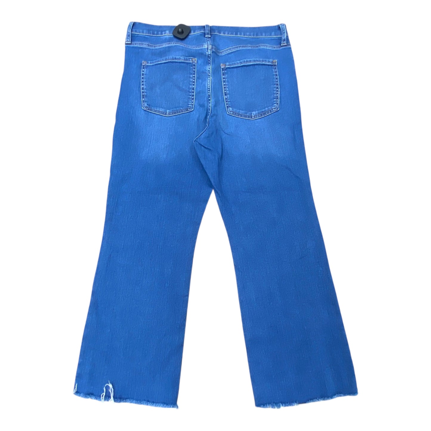 Jeans Cropped By Banana Republic In Blue Denim, Size:14