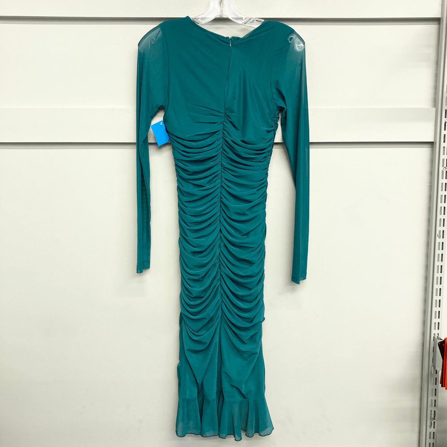 Dress Party Midi In Teal, Size:M