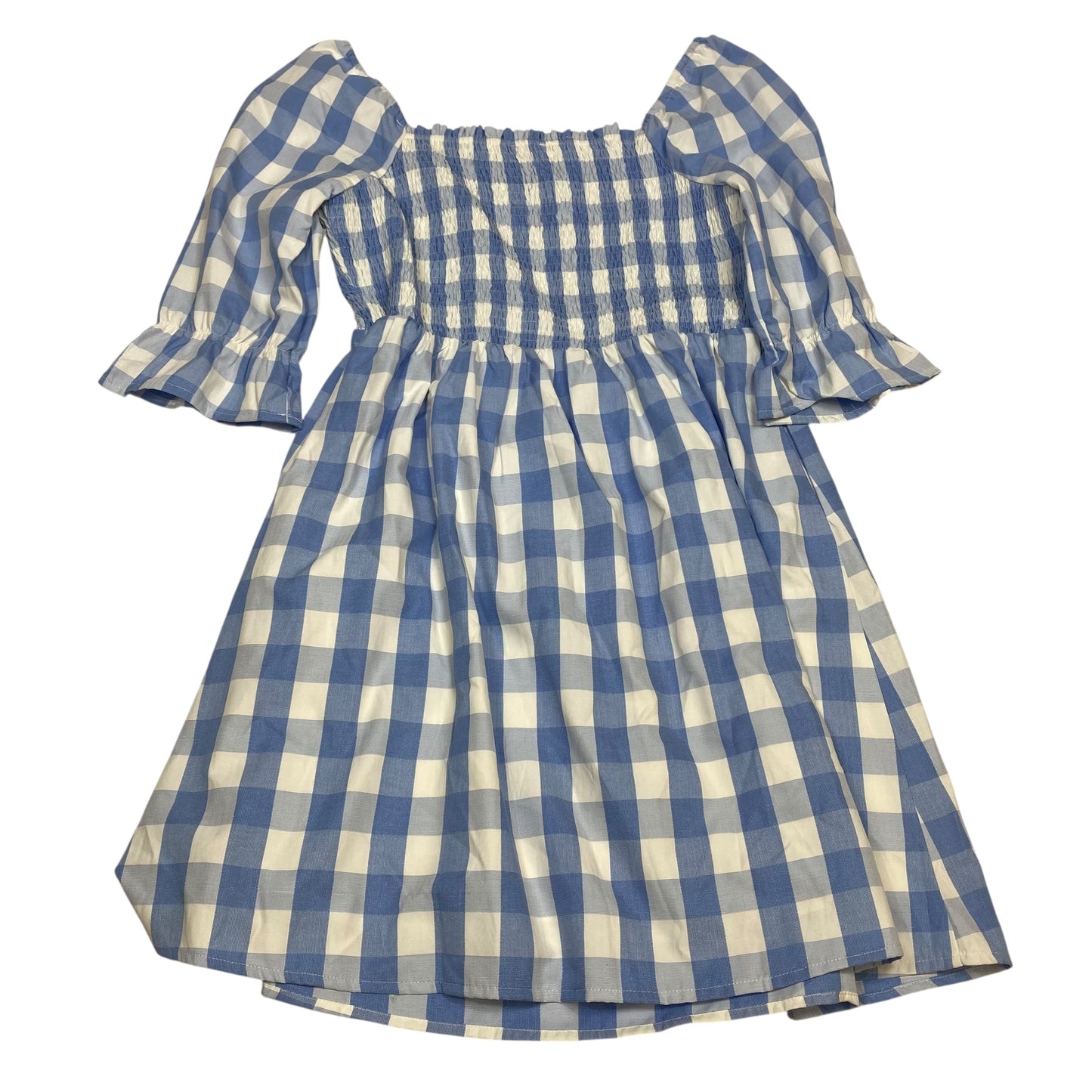 Dress Casual Short By Skies Are Blue In Blue & White, Size:M