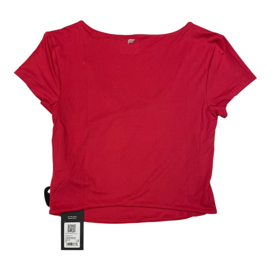 Athletic Top Ss By Fabletics In Pink, Size:M