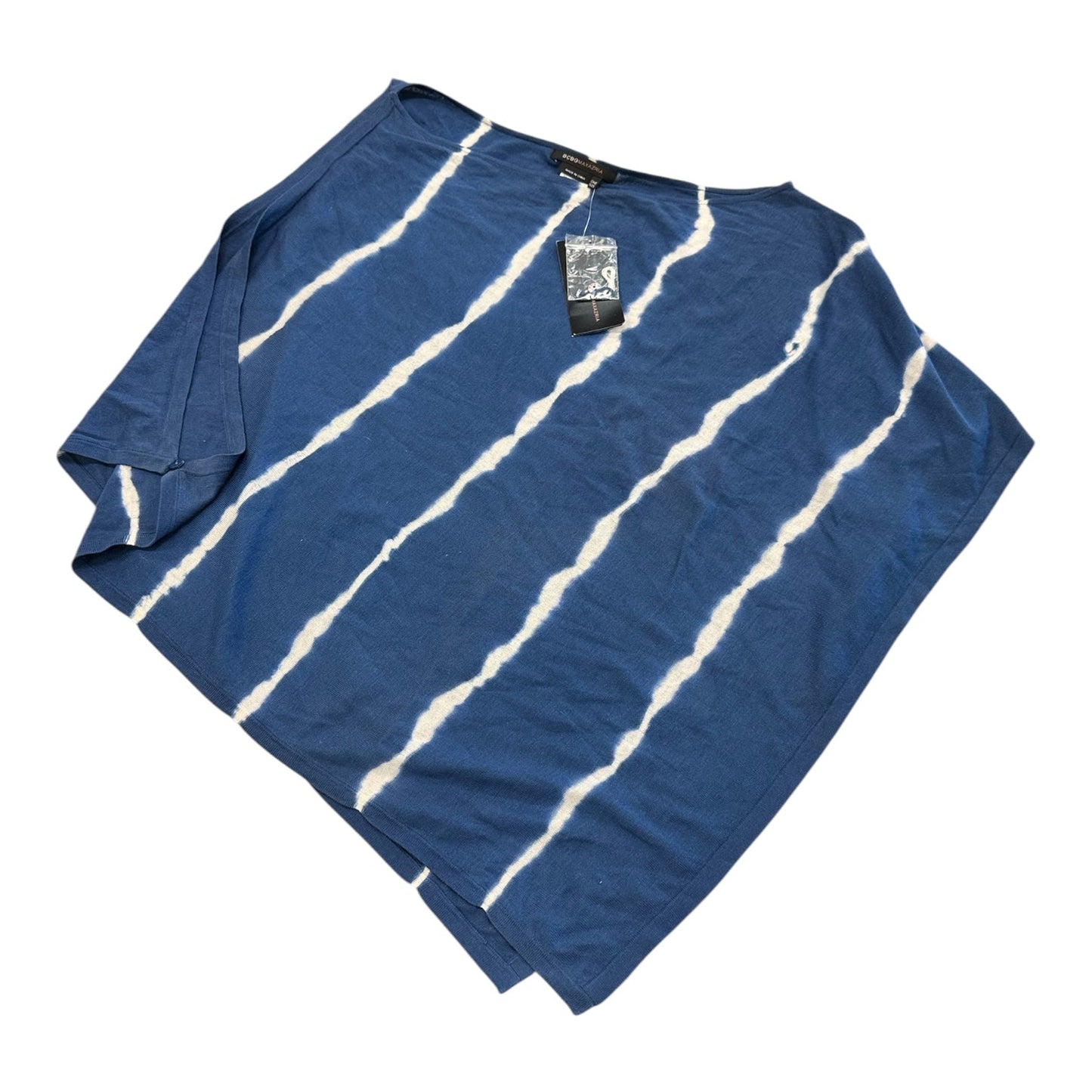 Shawl By Bcbgmaxazria In Blue & White, Size:Osfm