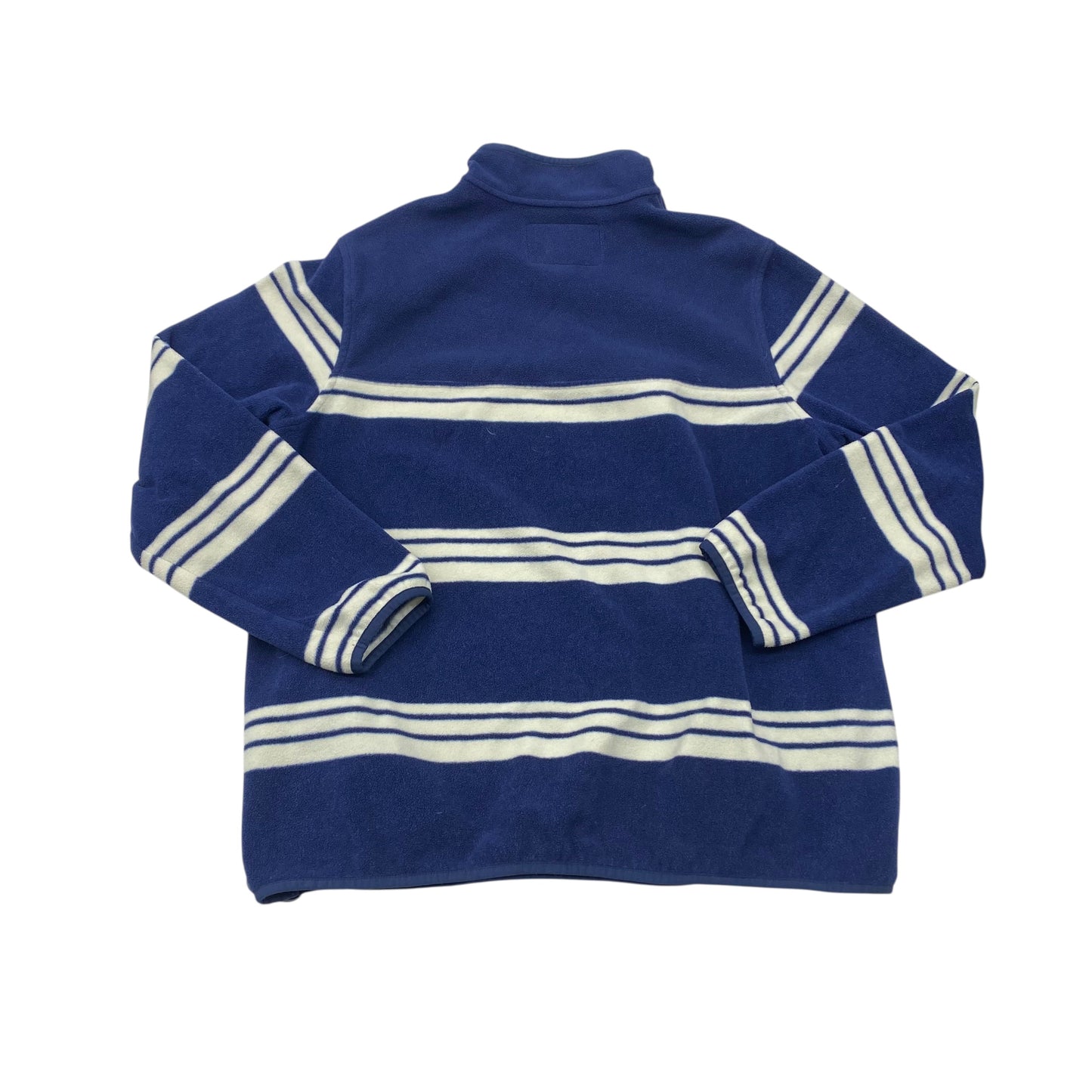 Athletic Fleece By Lands End In Blue & White, Size:Xl