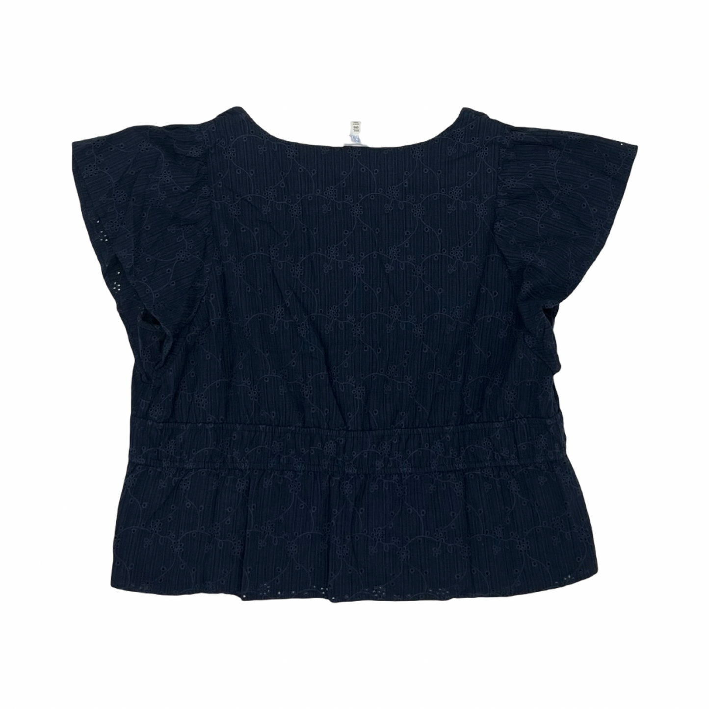 Blouse Ss By Time And Tru In Navy, Size:Xxl