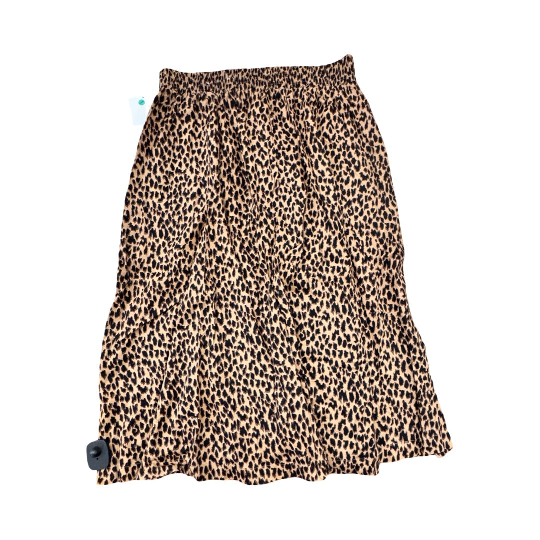 Skirt Maxi By Croft And Barrow In Animal Print, Size:M