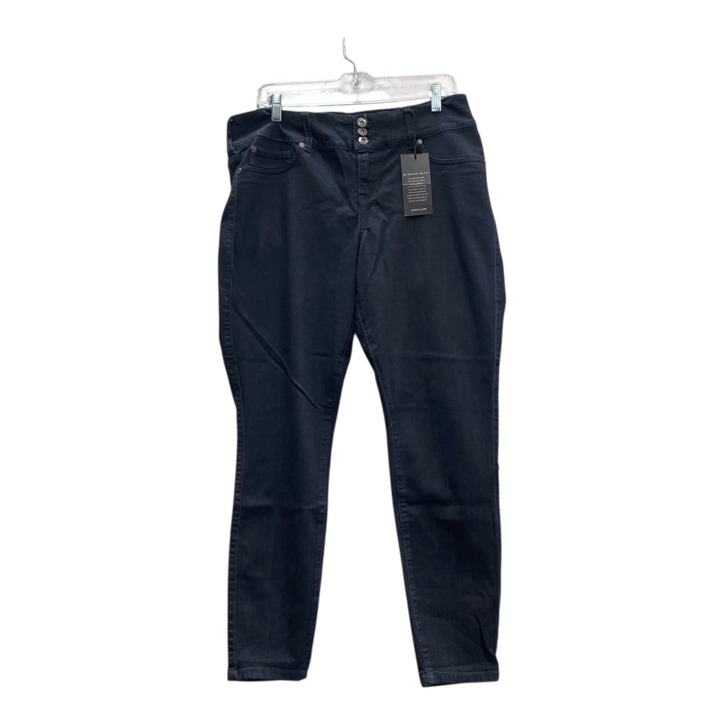 Jeans Jeggings By Torrid In Blue Denim, Size:14