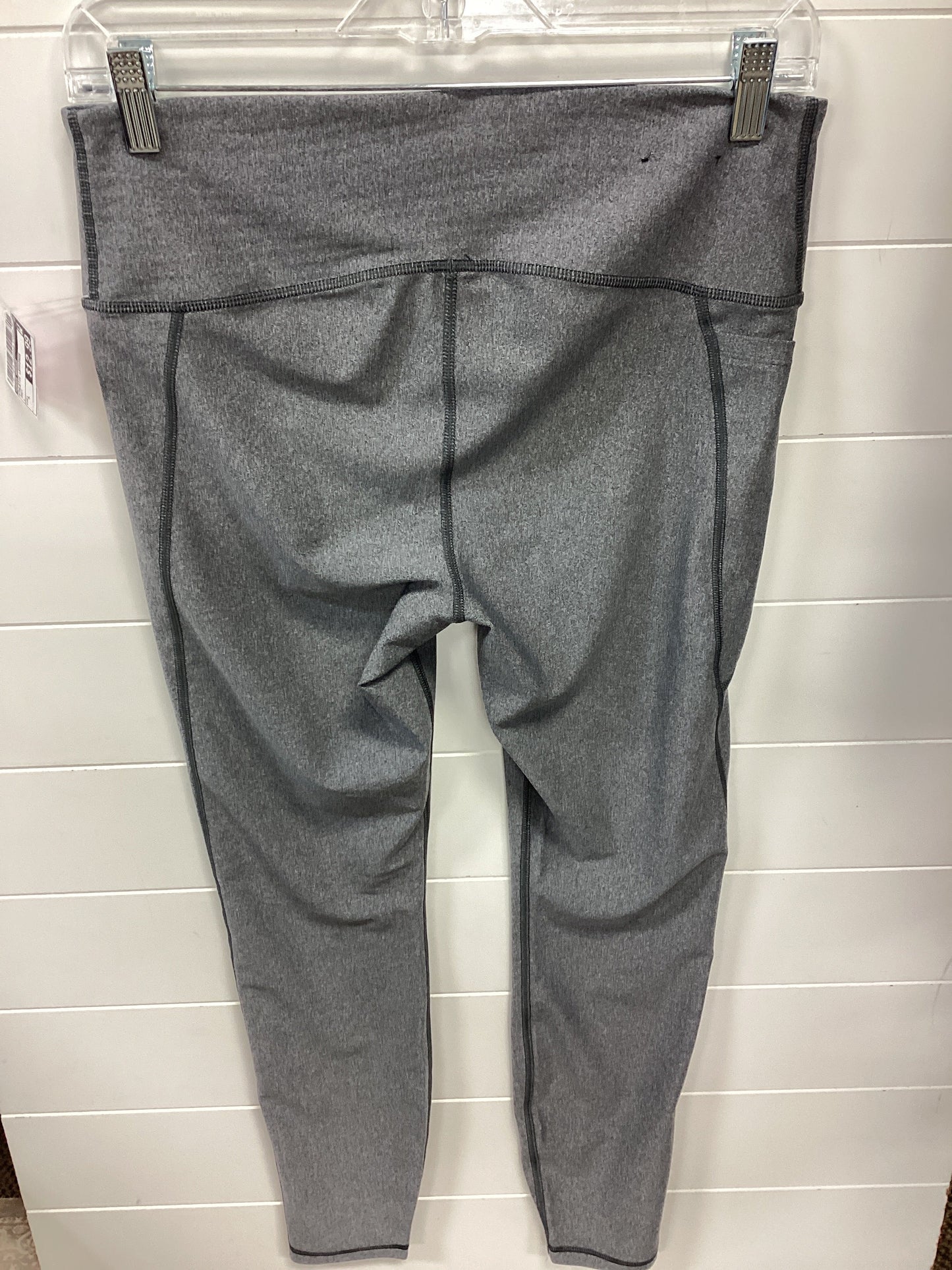 Athletic Leggings By Under Armour In Grey, Size:L