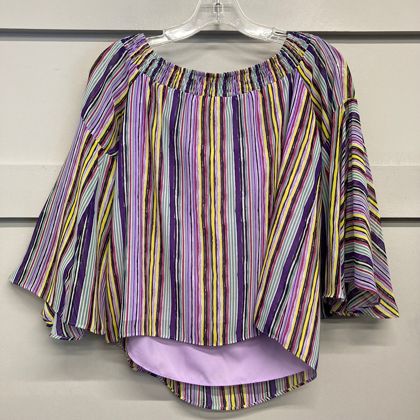 Top Ss By Bar Iii In Striped Pattern, Size:M