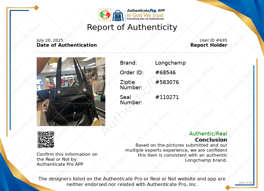 Handbag Designer By Longchamp, Size: Medium