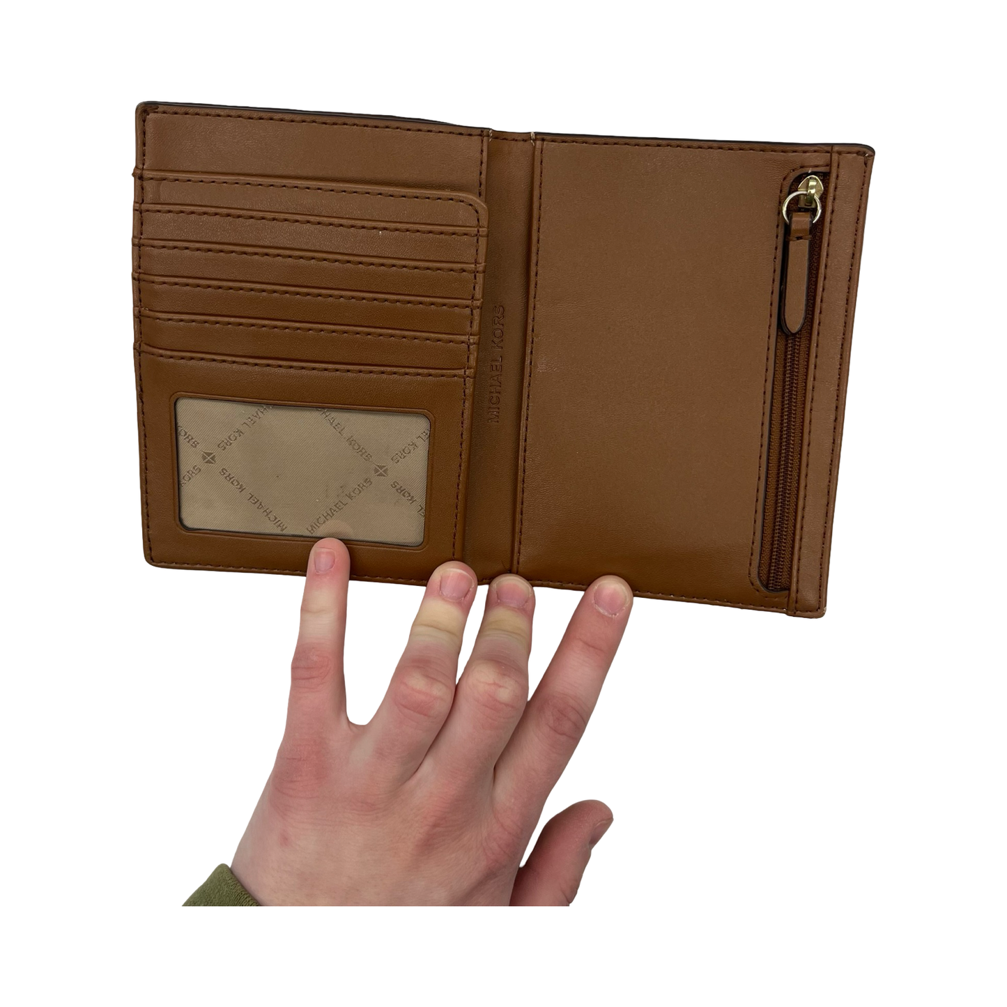 Wallet Designer By Michael Kors In Brown, Size:Medium