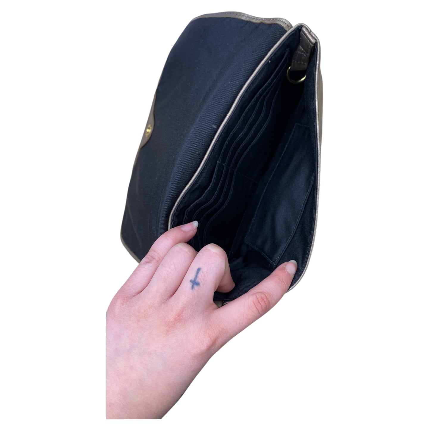 Wristlet Designer By Coach In Taupe, Size:Medium