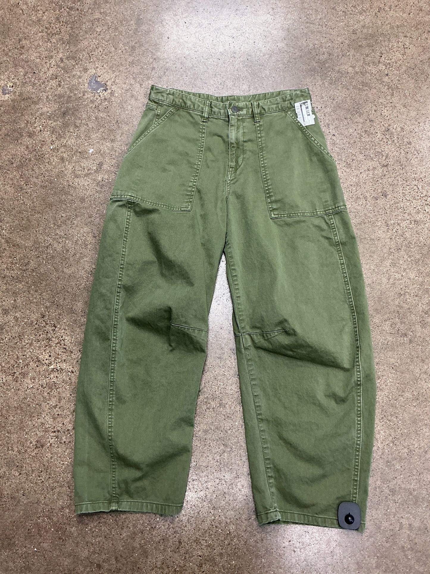 Jeans Wide Leg By Gap In Green, Size:4