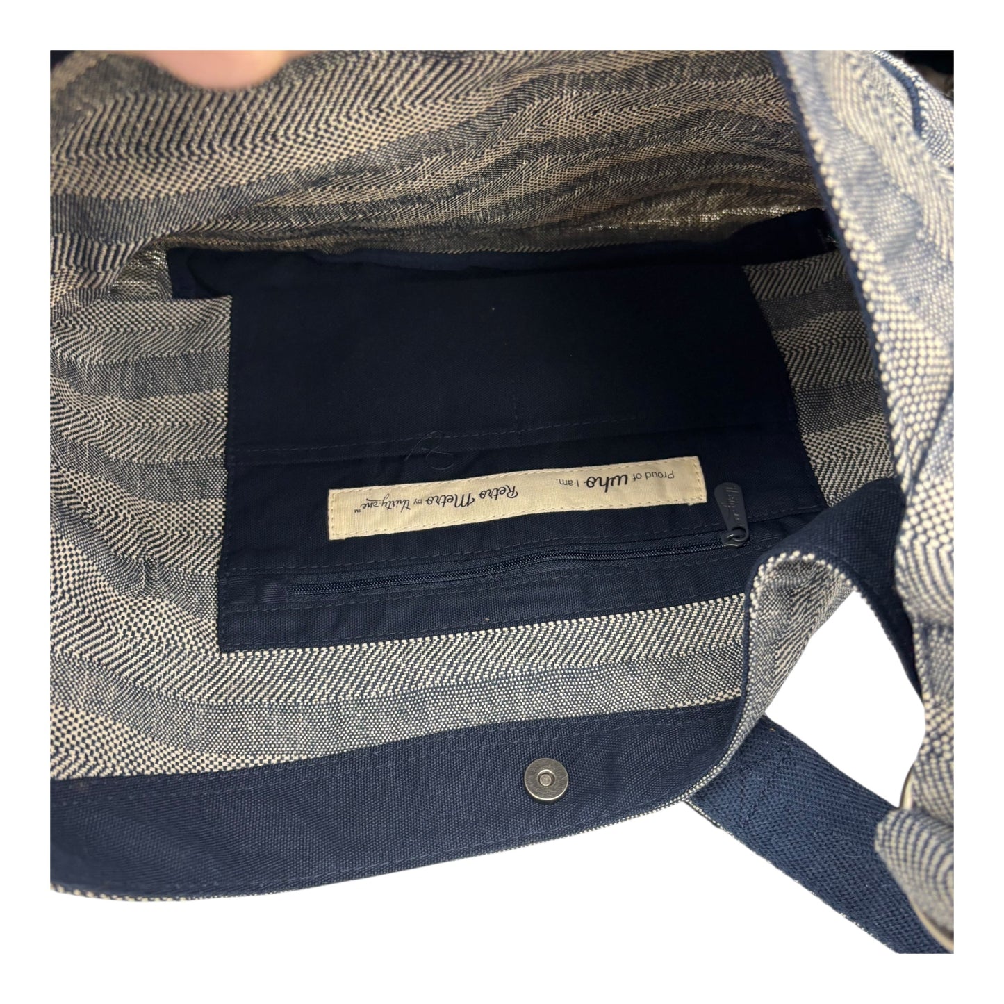 Crossbody By Thirty One In Blue & Tan, Size:Medium