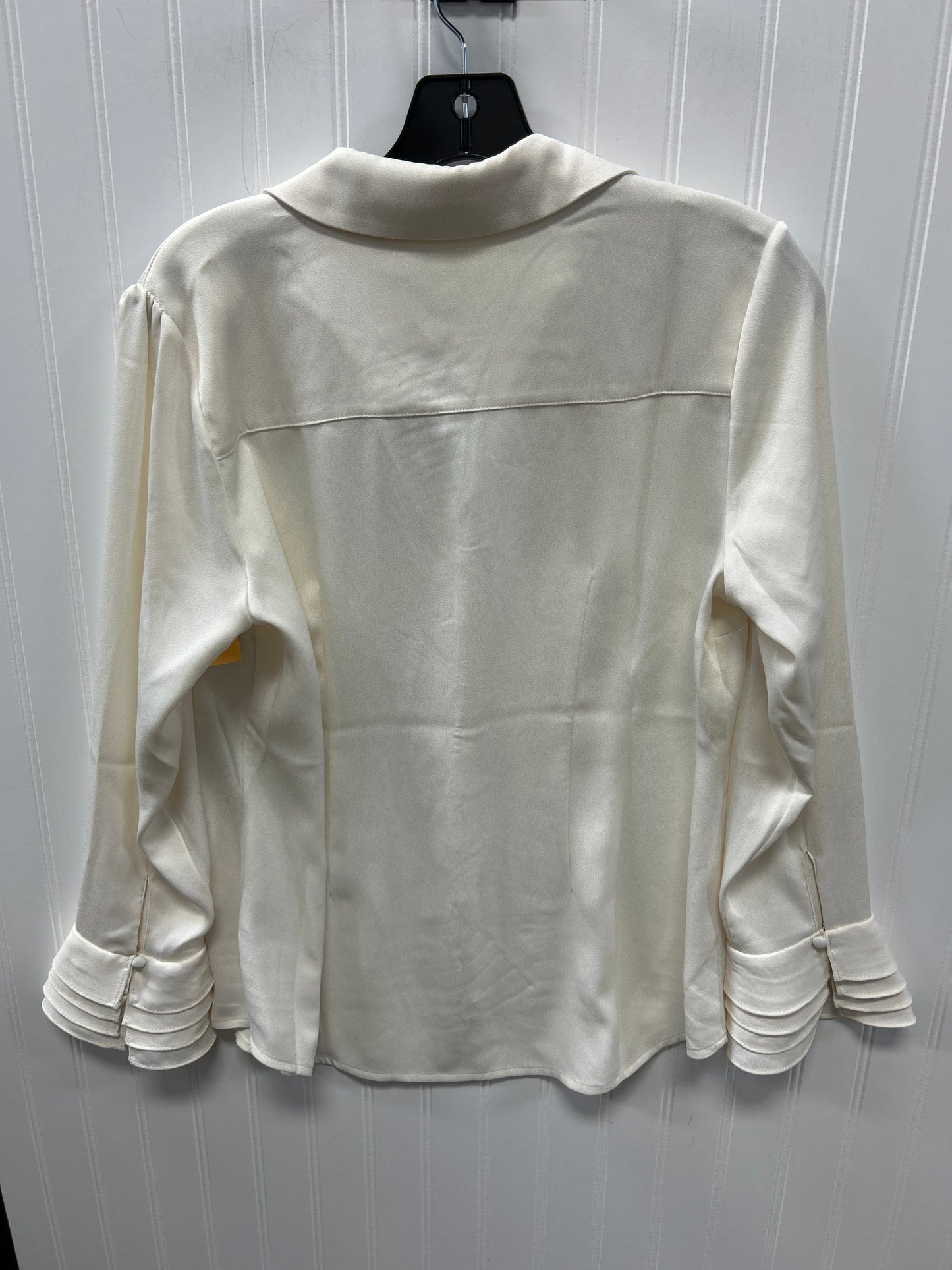 Blouse Ls By Soft Surroundings In Cream, Size:S