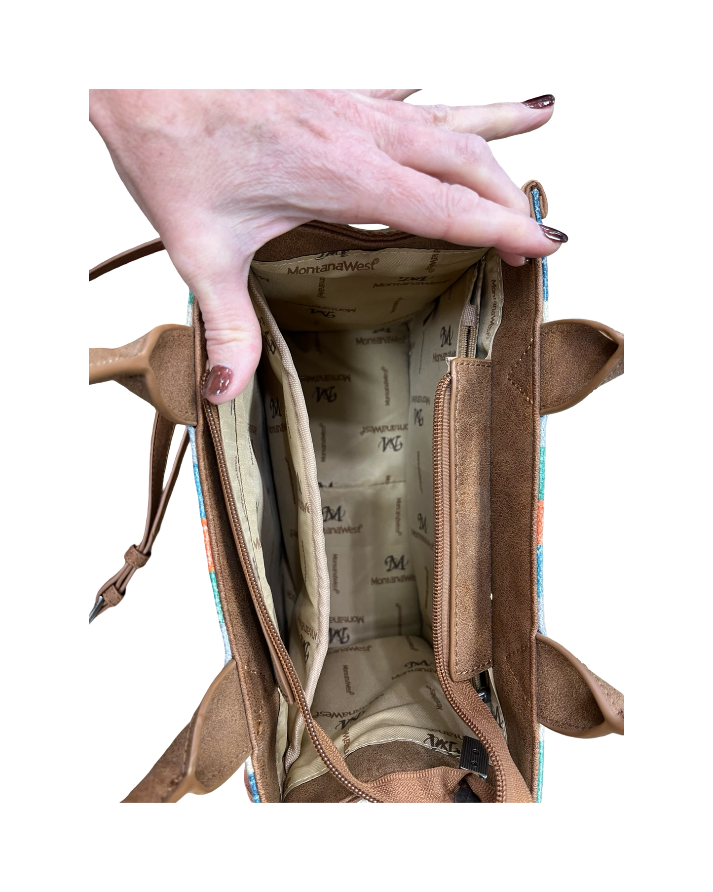 Handbag By Montana West In Multi, Size:Medium