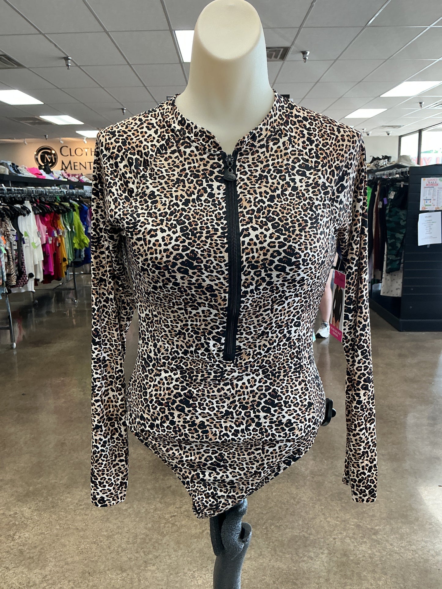 Swimsuit By Betsey Johnson In Animal Print, Size:L