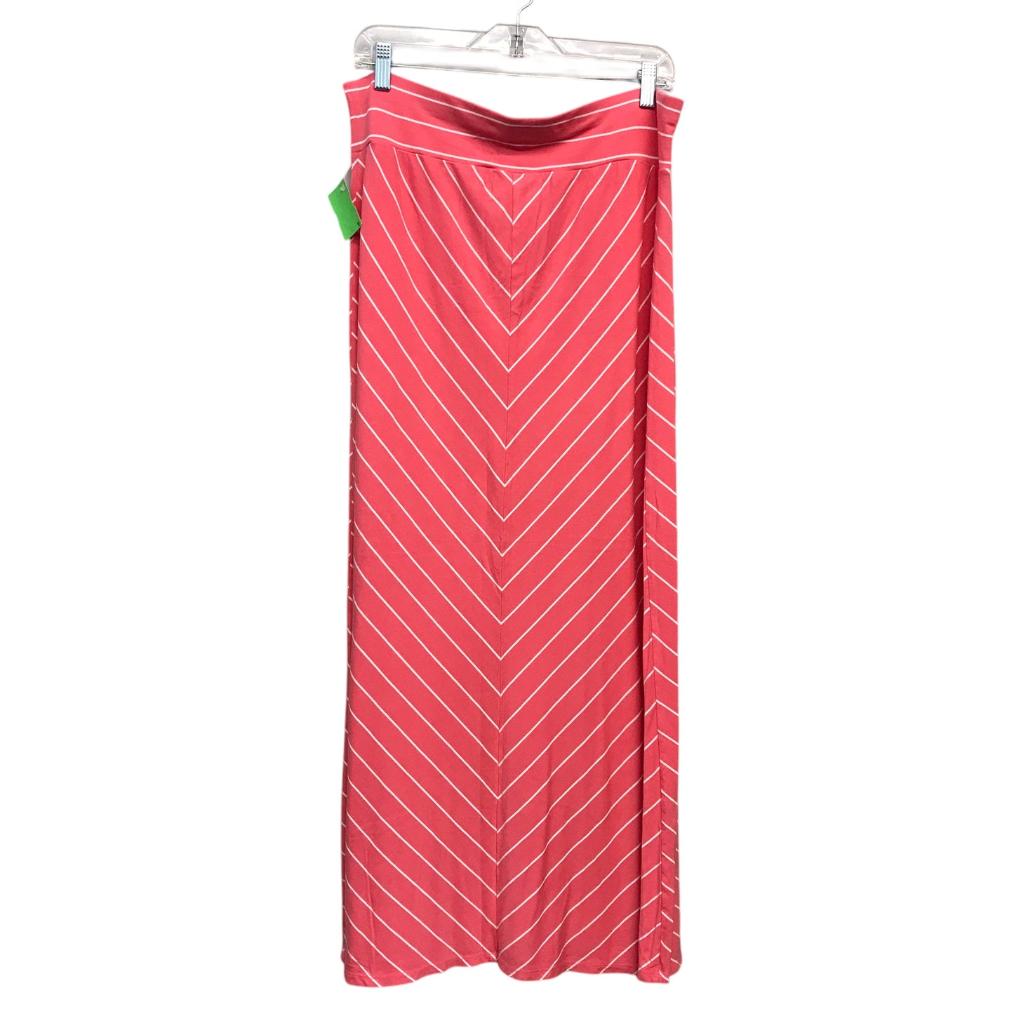 Skirt Maxi By Ava & Viv In Striped Pattern, Size:16