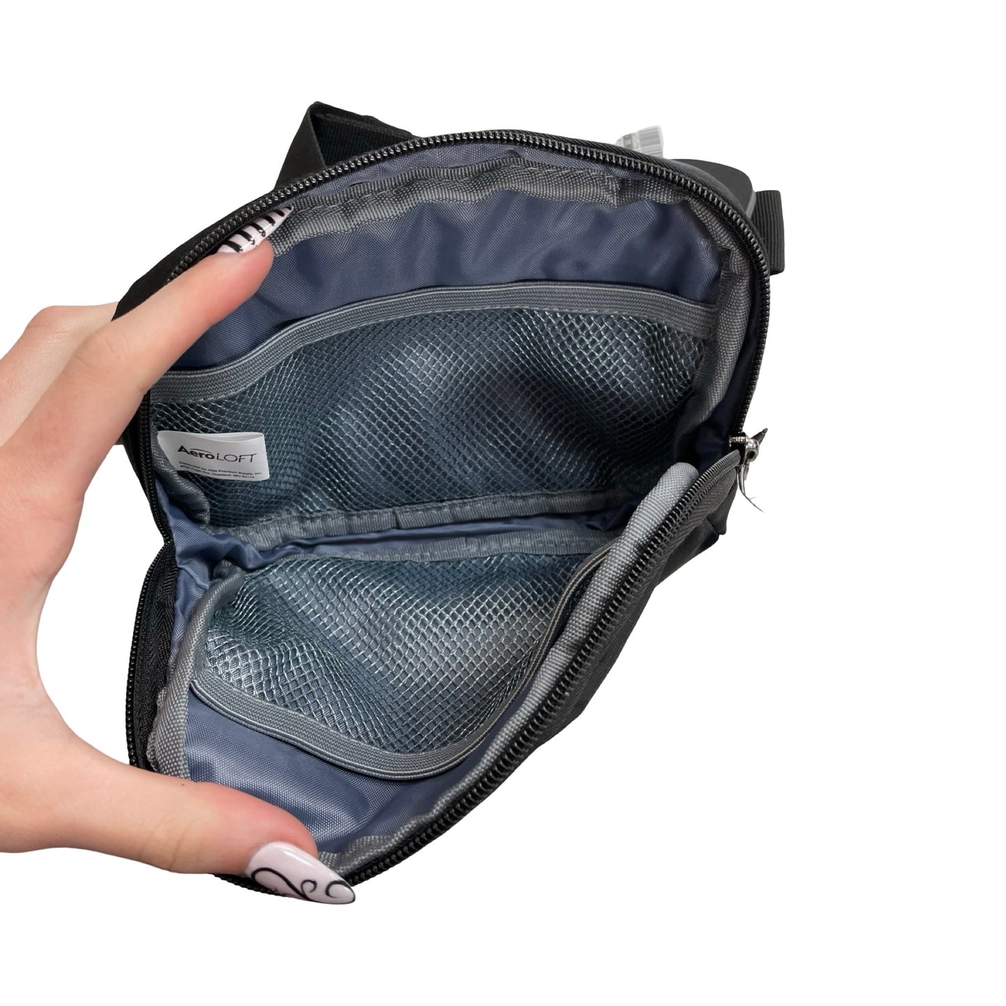 Belt Bag By Aeroloft In Black, Size:Small