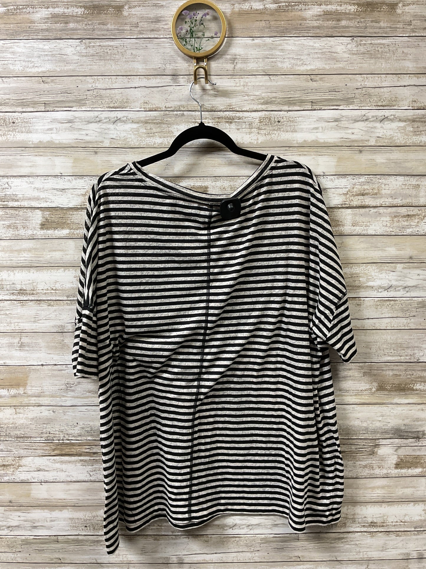 Top Ss Designer By All Saints In Black & Grey, Size:M