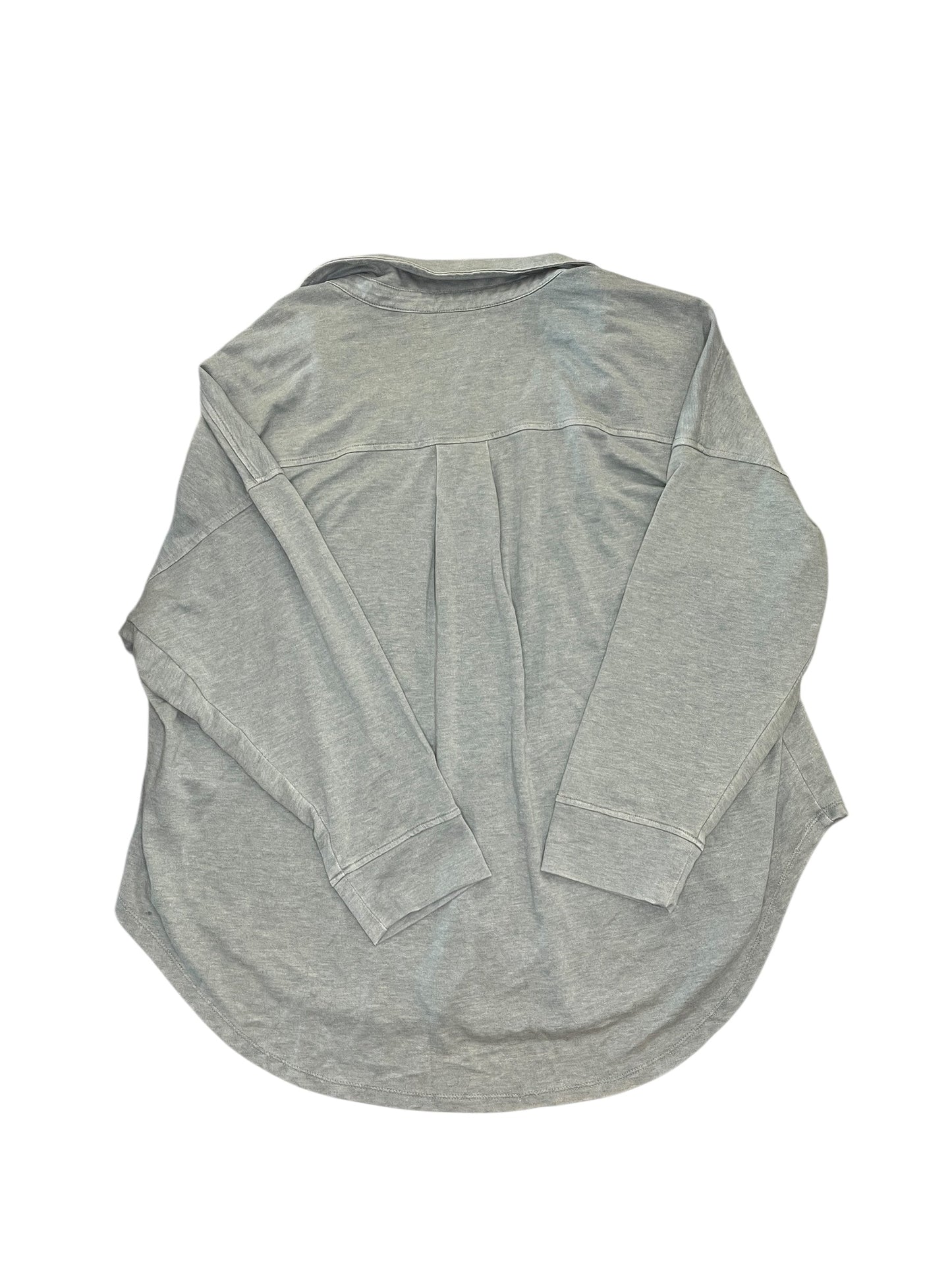 Jacket Shirt By Cupio In Green, Size:3X