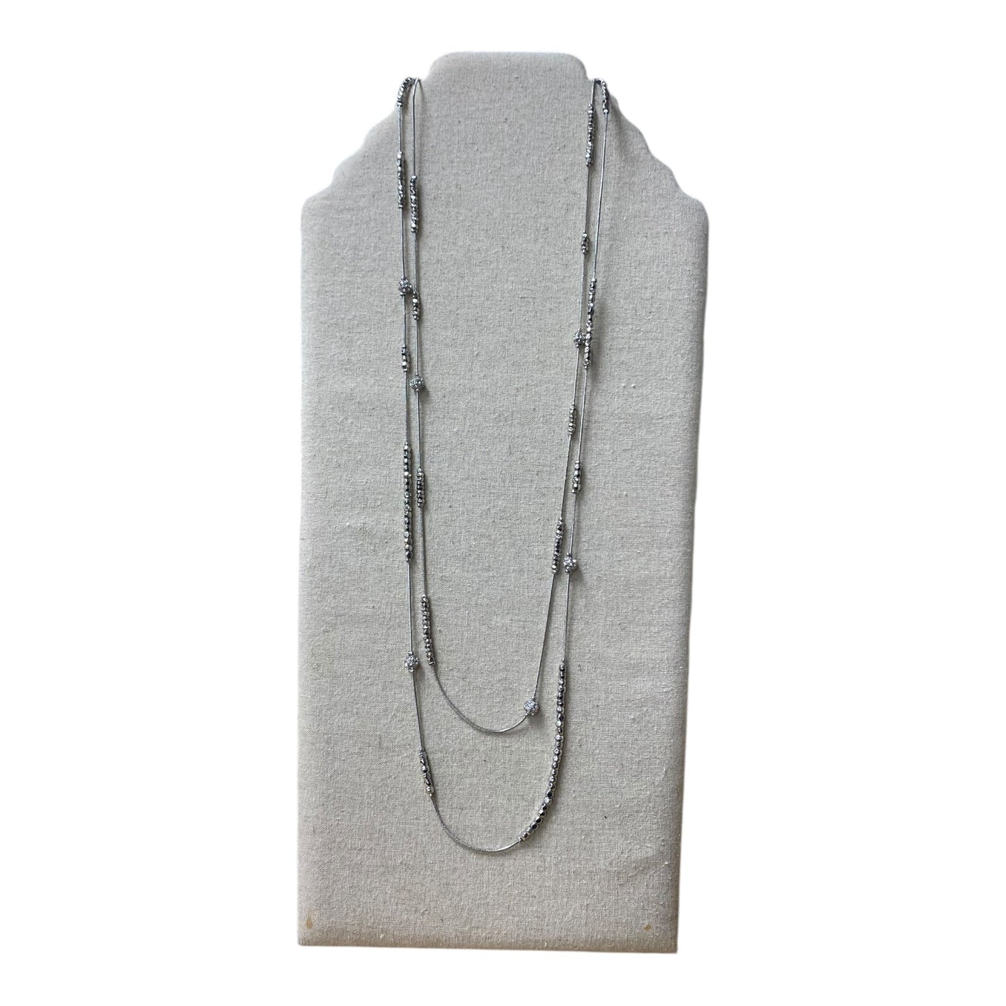 Necklace Layered By Chicos In Silver