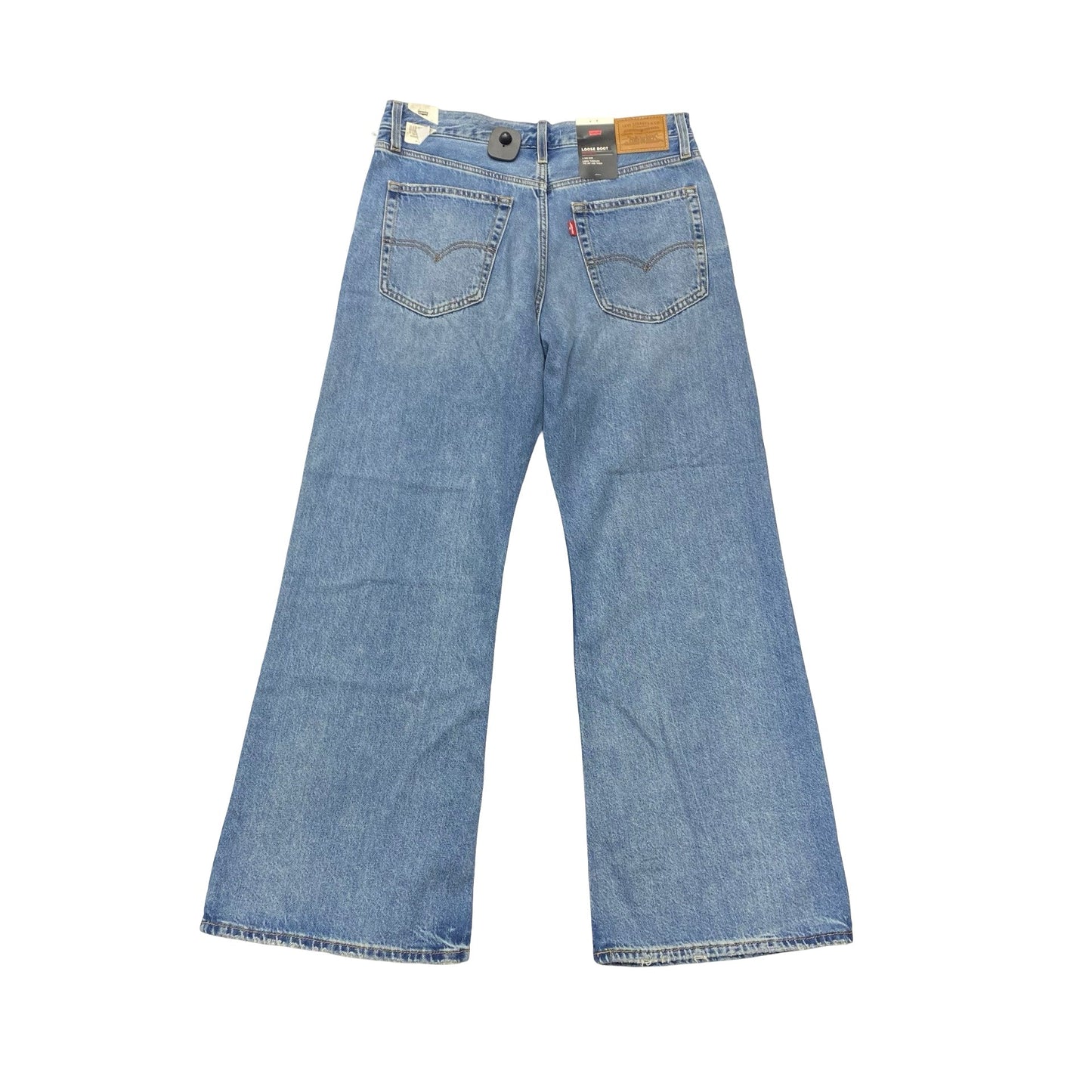 Jeans Wide Leg By Levis In Blue Denim, Size:10