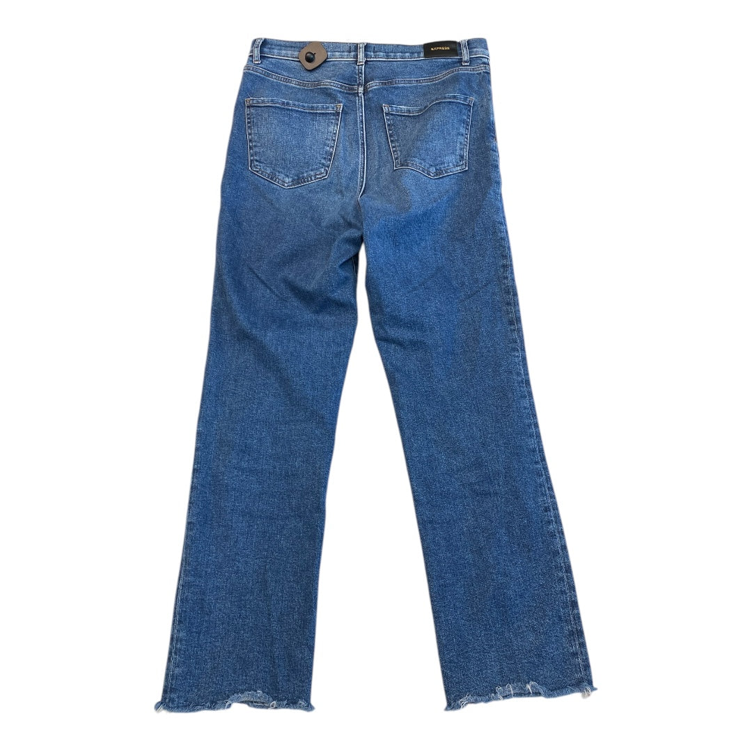 Jeans Straight By Express In Blue Denim, Size:8