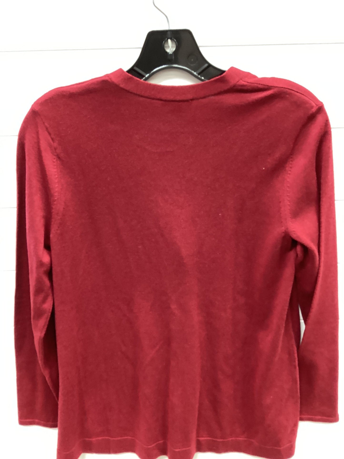 Cardigan By J. Jill In Red, Size:Xs