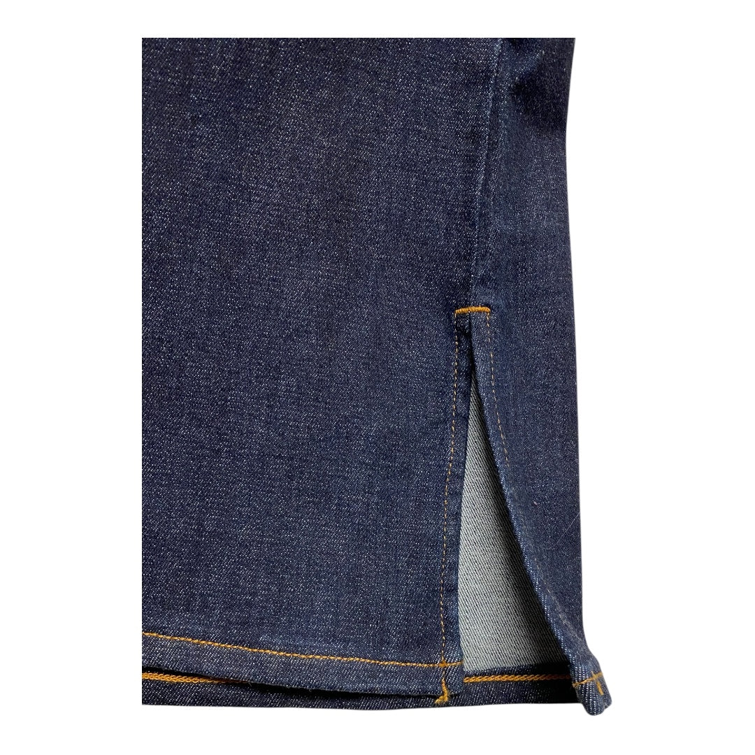Jeans Flared By Inc In Blue Denim, Size:12