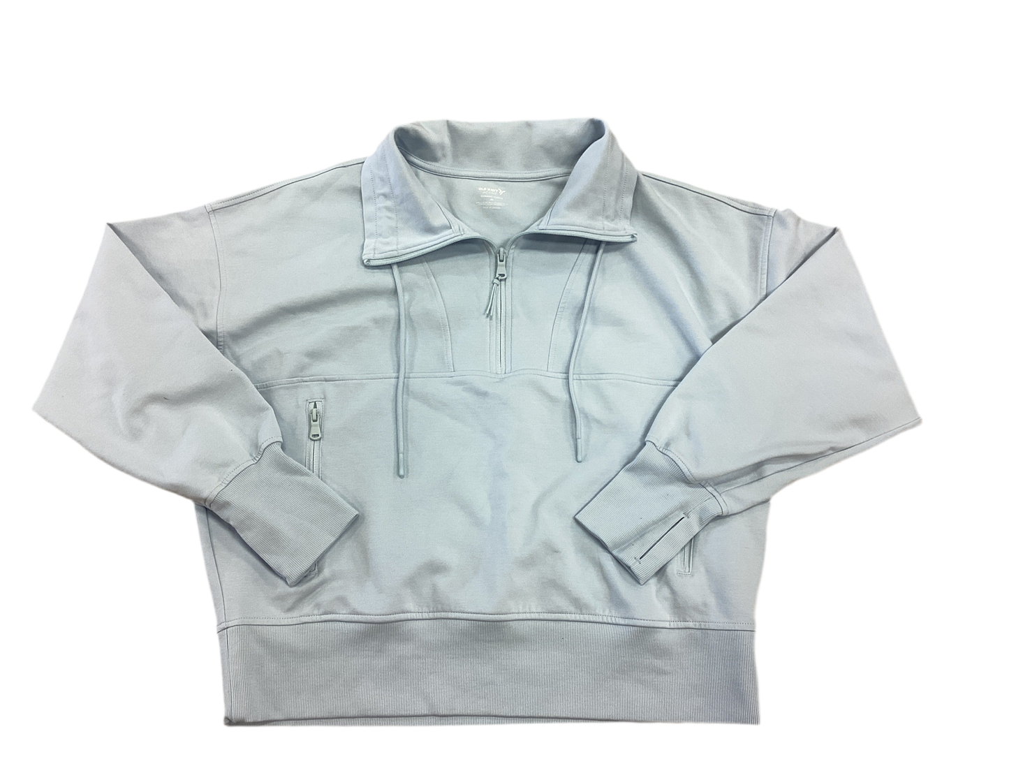 Athletic Top Ls Collar By Old Navy In Blue, Size:Xl