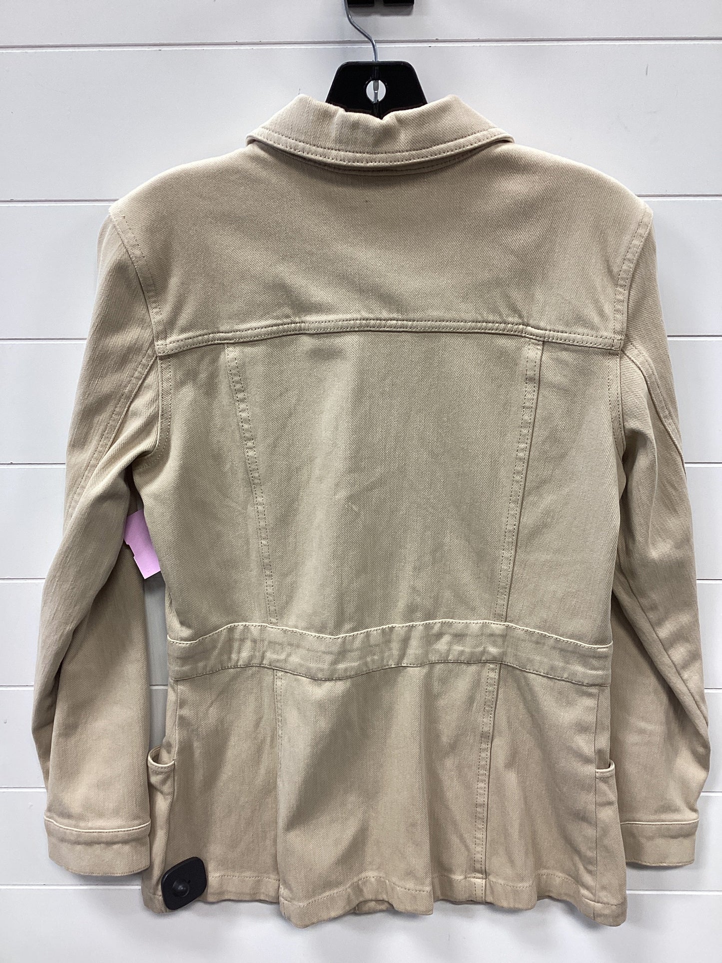 Blazer By Coldwater Creek In Tan, Size:S