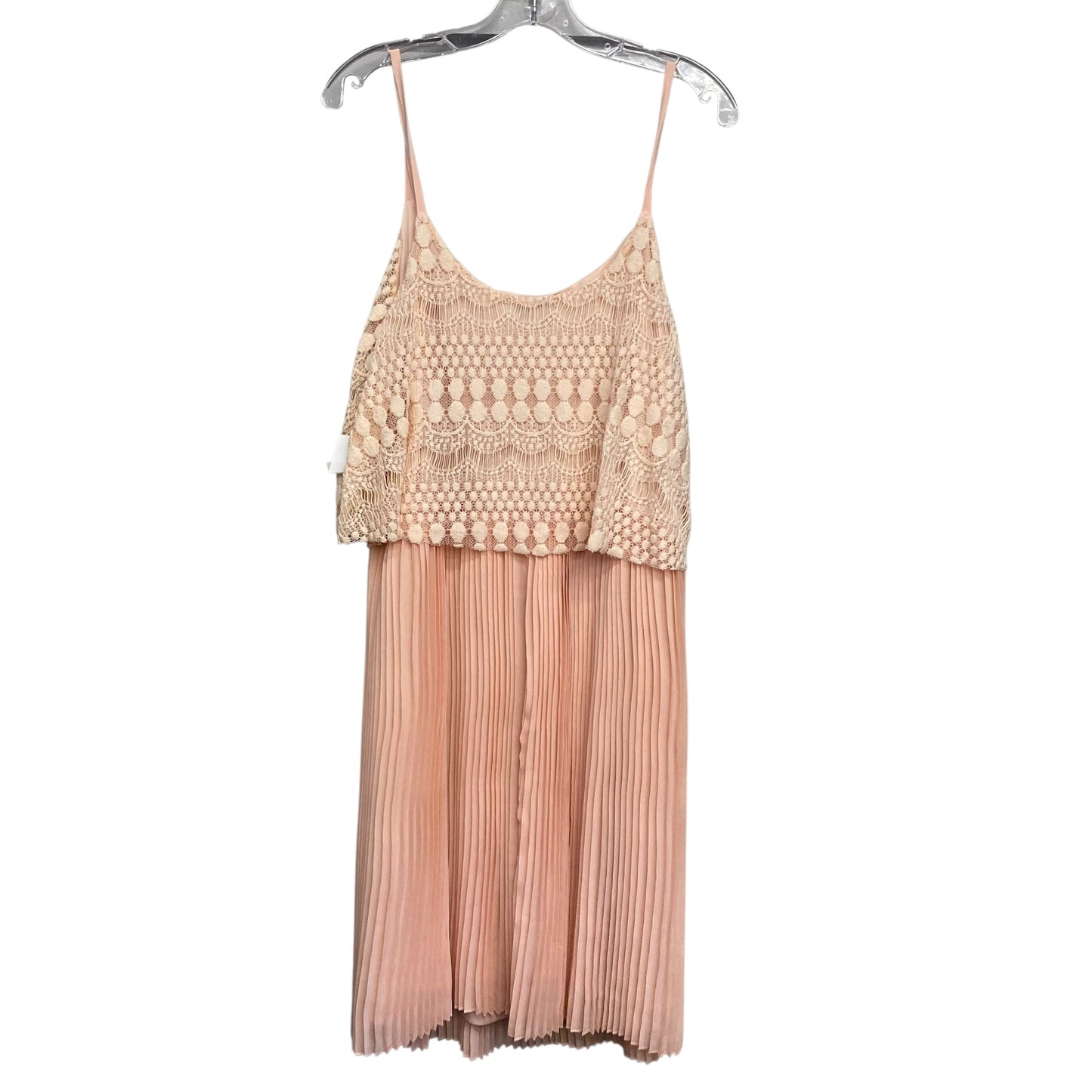 Dress Party Short By Charlotte Russe In Peach, Size:2X