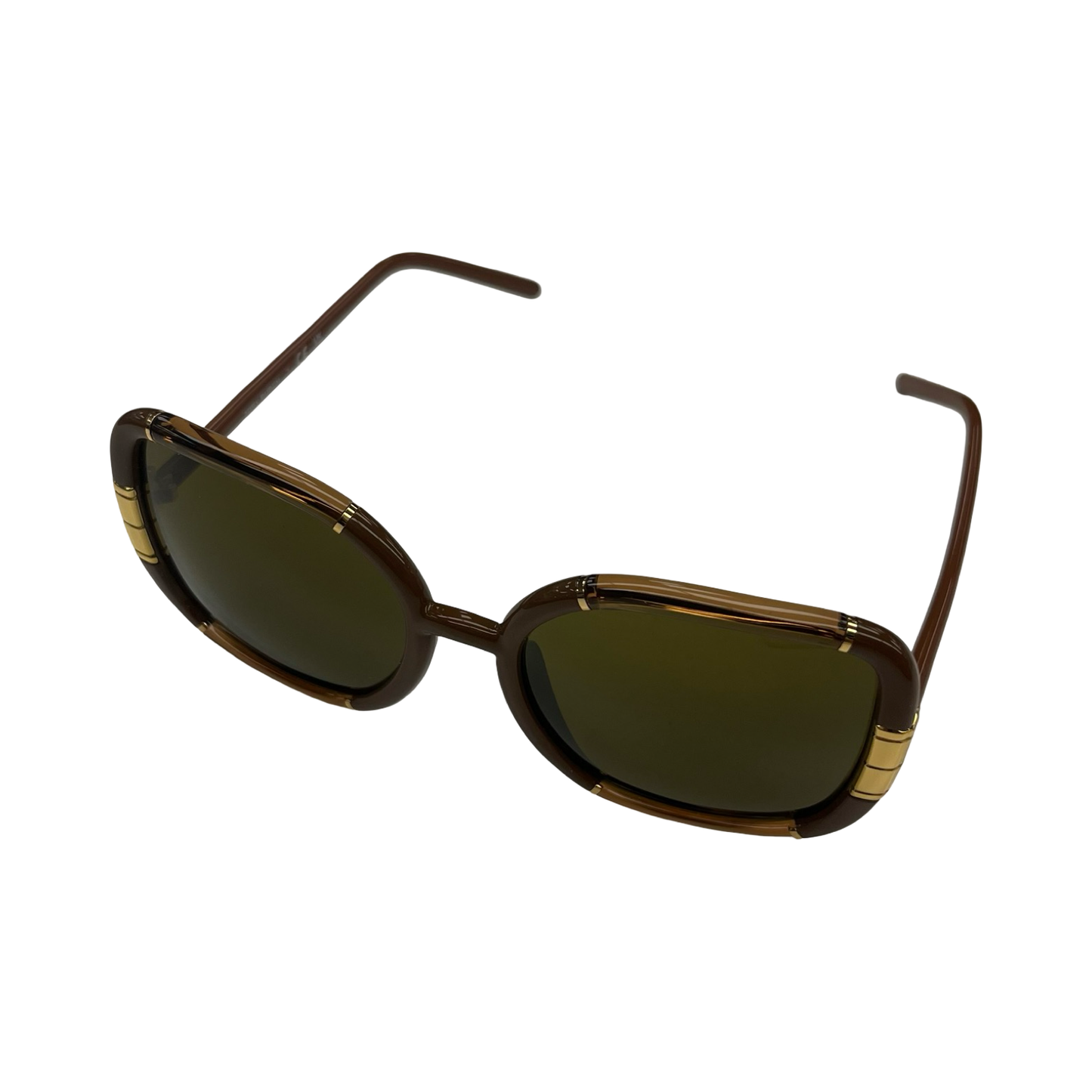 Sunglasses Designer By Tory Burch In Brown