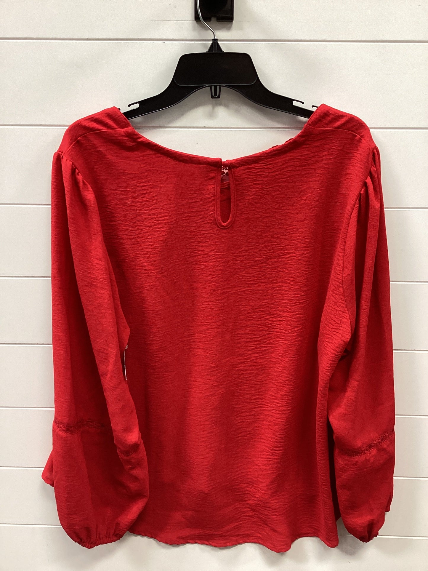 Top Ls By 89Th And Madison In Red, Size:Xl
