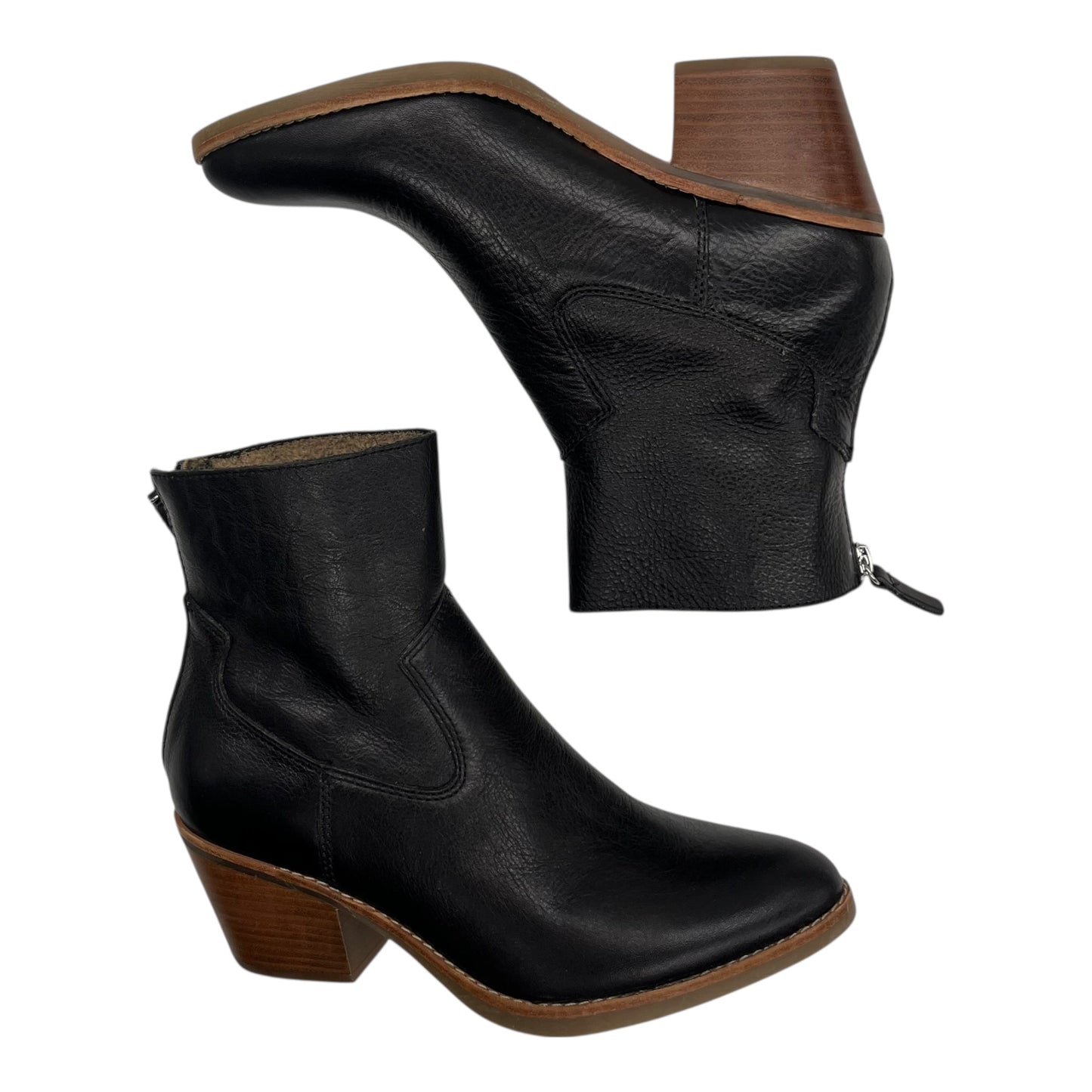 Boots Leather By Sofft In Black, Size:8