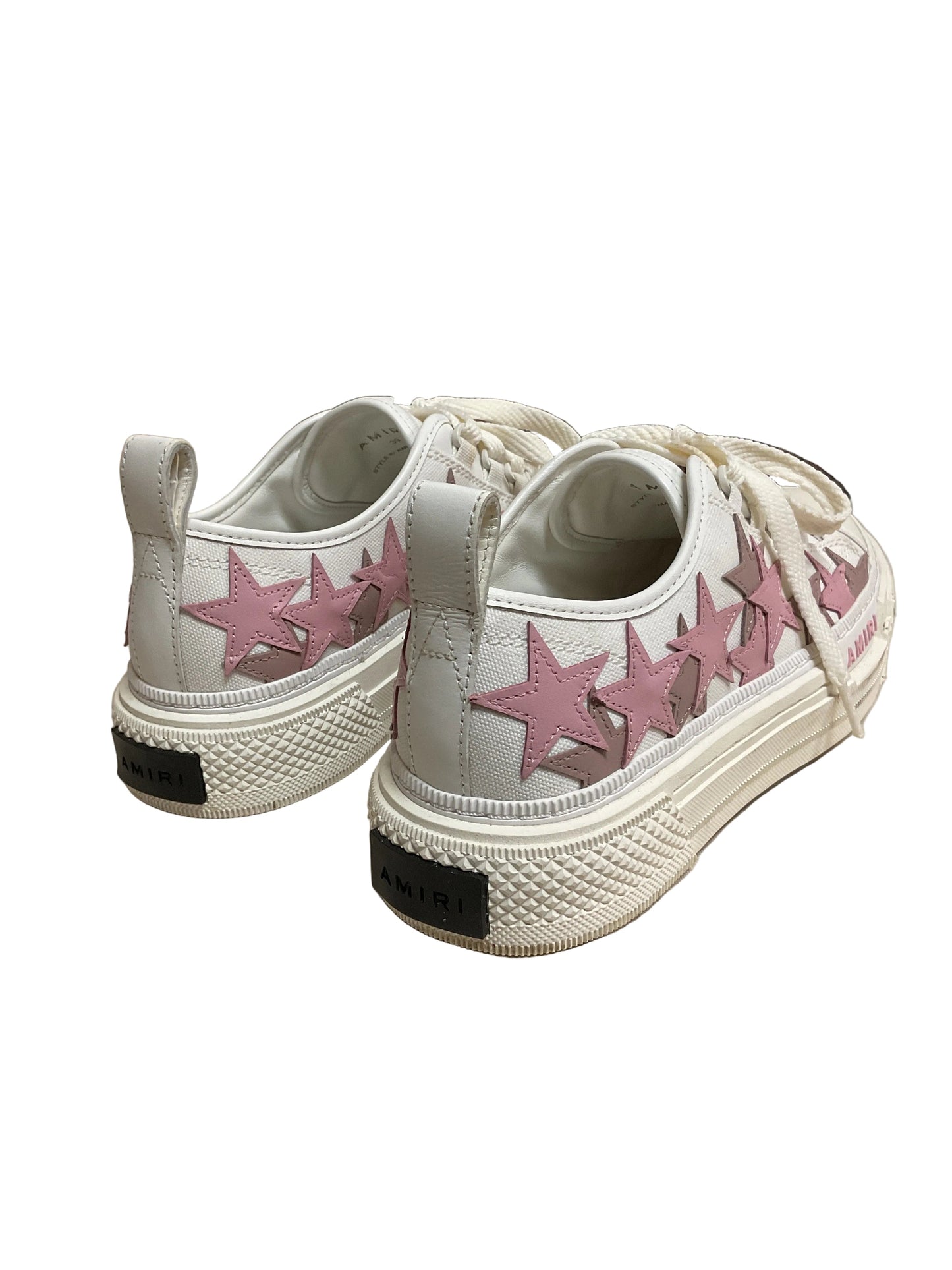 Shoes Designer By Amiri In Pink & White, Size:8.5
