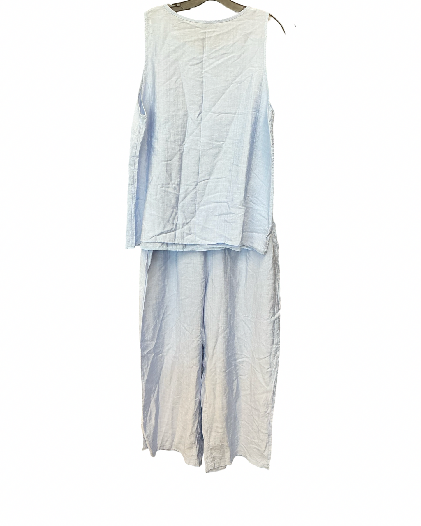 Lounge Set Pants By Clothes Mentor In Blue, Size:3X
