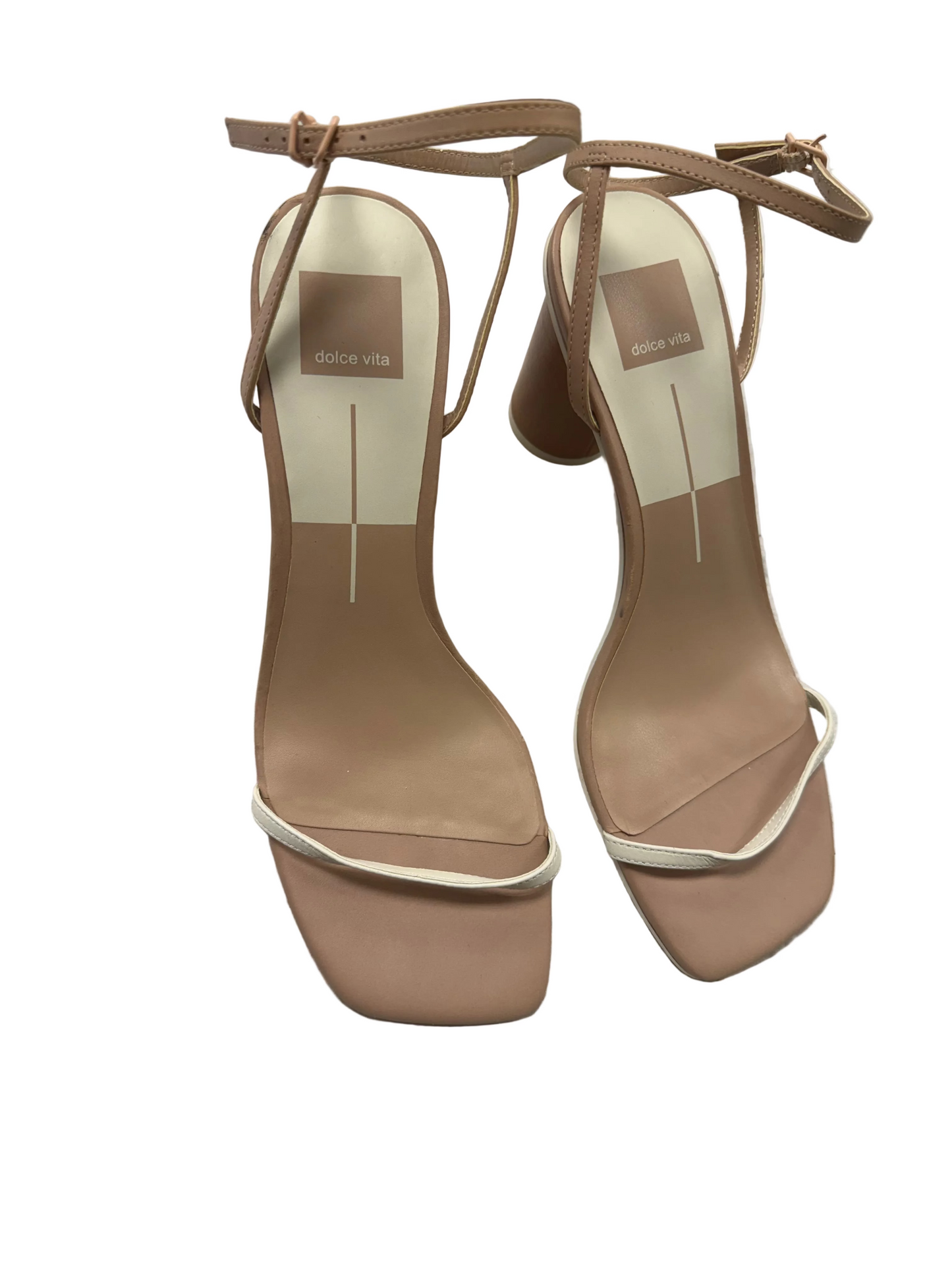 Shoes Heels Block By Dolce Vita In Cream, Size:9
