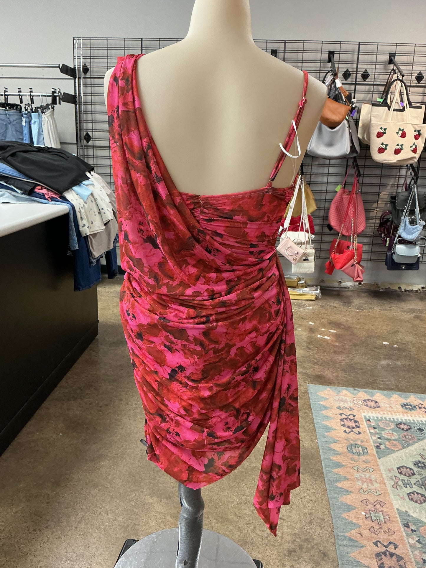 Dress Casual Short By Hello Molly In Floral Print, Size:4