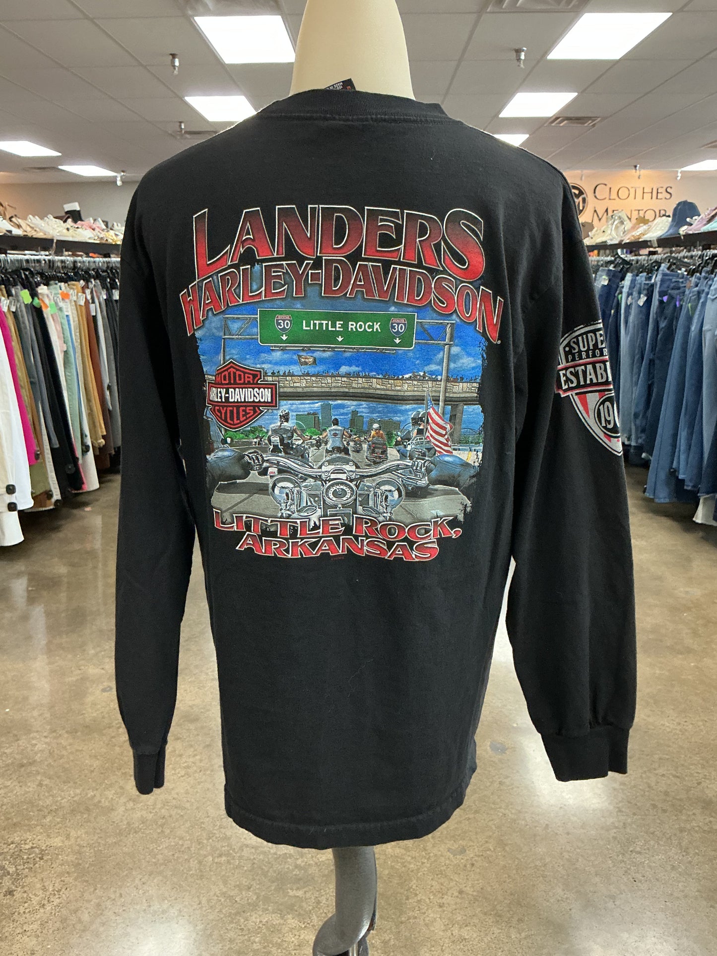 Top Ls By Harley Davidson In Black, Size:M