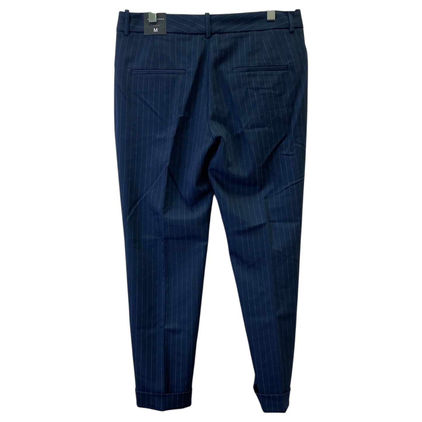 Pants Dress By Zara Women In Blue & White, Size:8