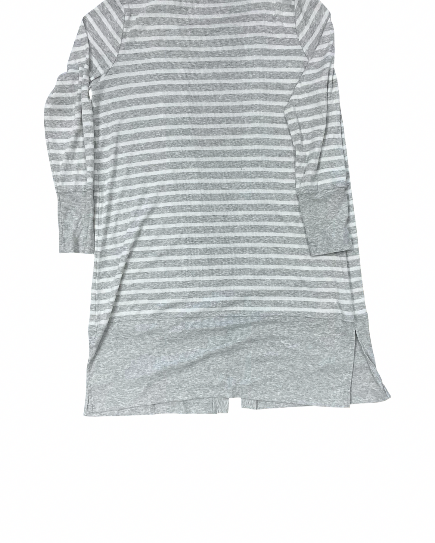 Cardigan By Grace In Grey & White, Size:L