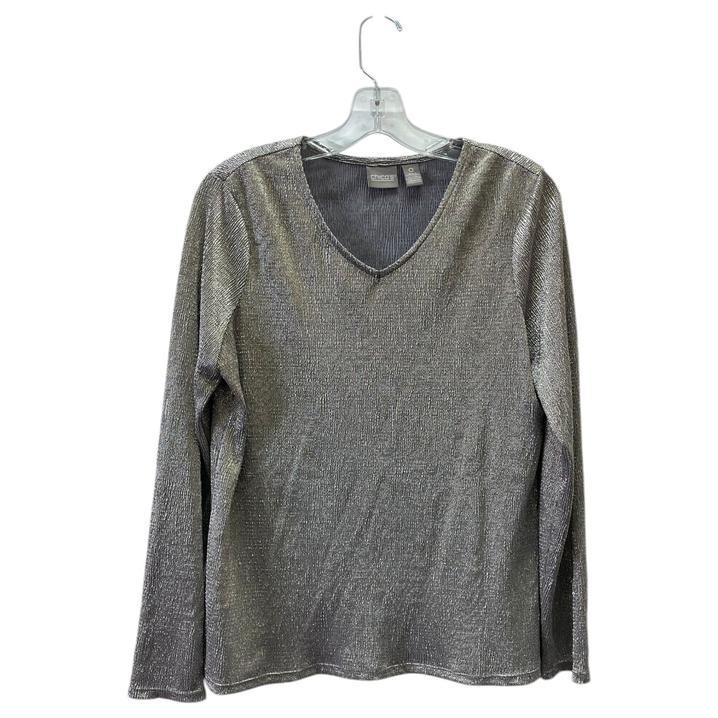 Blouse Ls By Chicos In Gold, Size:S